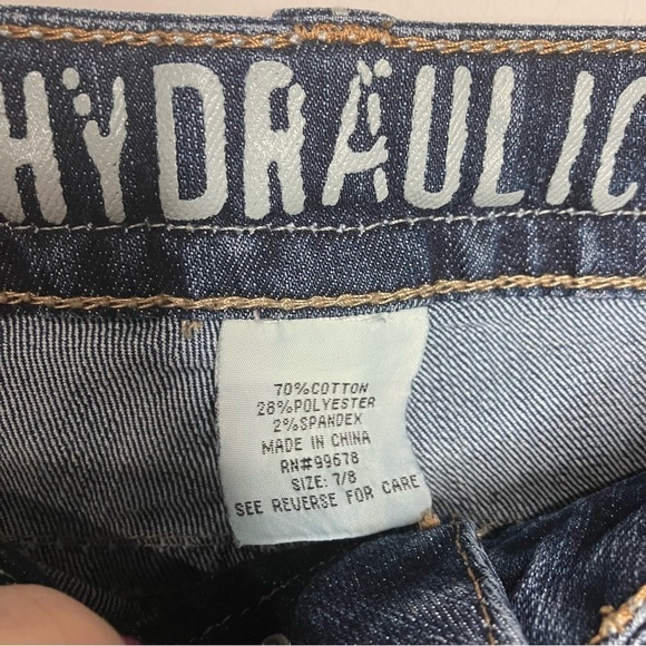 Hydraulic denim shorts size 7/8 - Picture 2 of 5